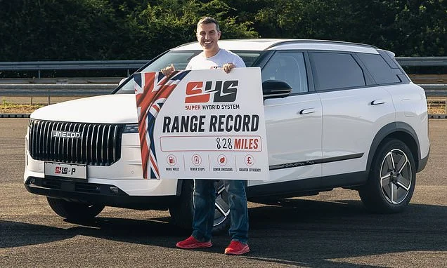 Jaecoo 7 - dubbed the 'Temu Range Rover' - has just driven the length of the UK on one tank of fuel
