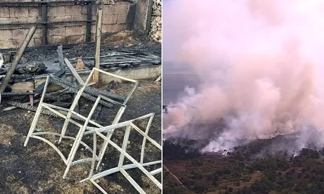 Glass objects can spark blazes, warn firefighters after sunlight refracts through garden table to start fire