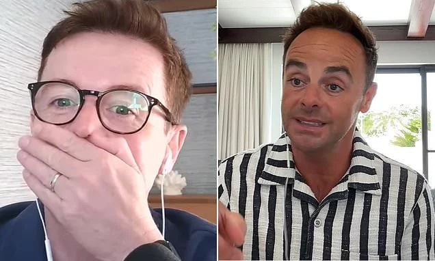Declan Donnelly reveals he hit Ant McPartlin's daughter's boyfriend on the head on the golf course and says: 'he was in a lot of pain. I feel so bad'