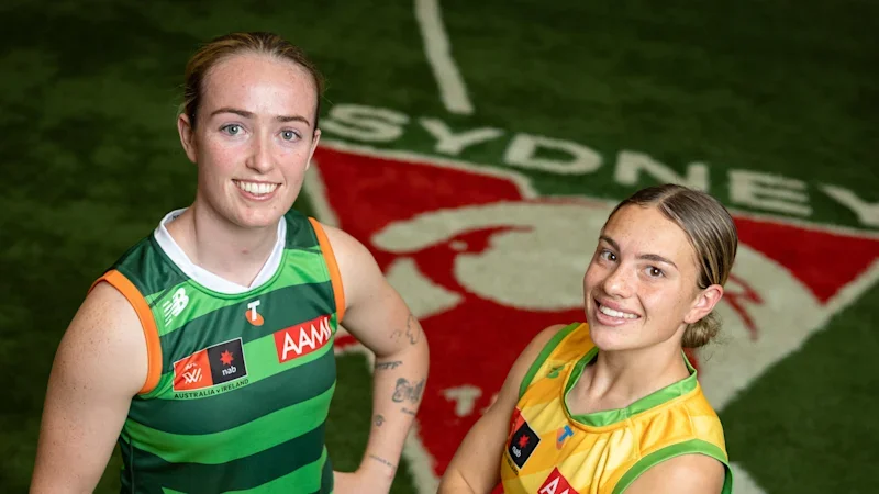 How AFLW’s historic Australia-Ireland clash turned two Swans into rivals