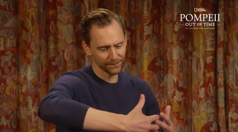 Why Tom Hiddleston finds Pompeii so haunting—and so human