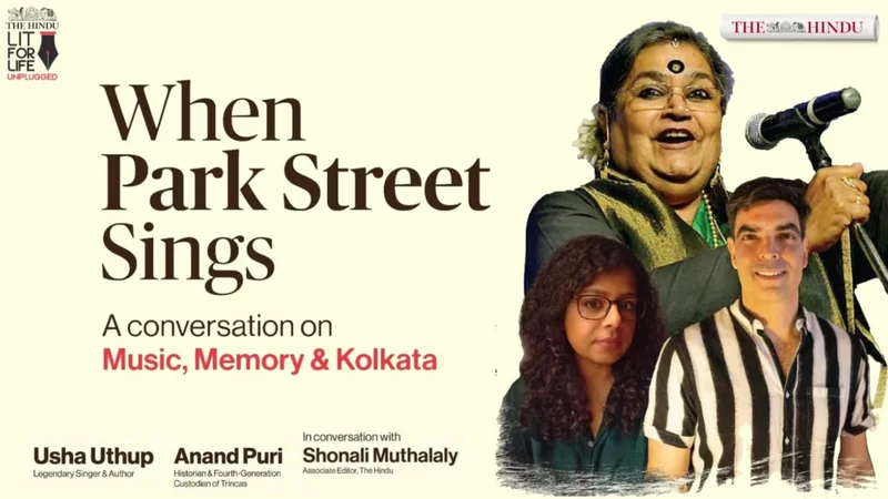 The Hindu Lit for Life Unplugged: Usha Uthup, Anand Puri revisit Park Street’s musical legacy