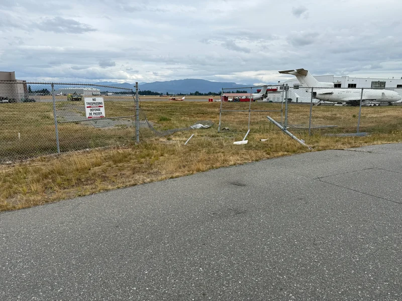 B.C. man charged, accused of driving motorhome onto Abbotsford airport runway