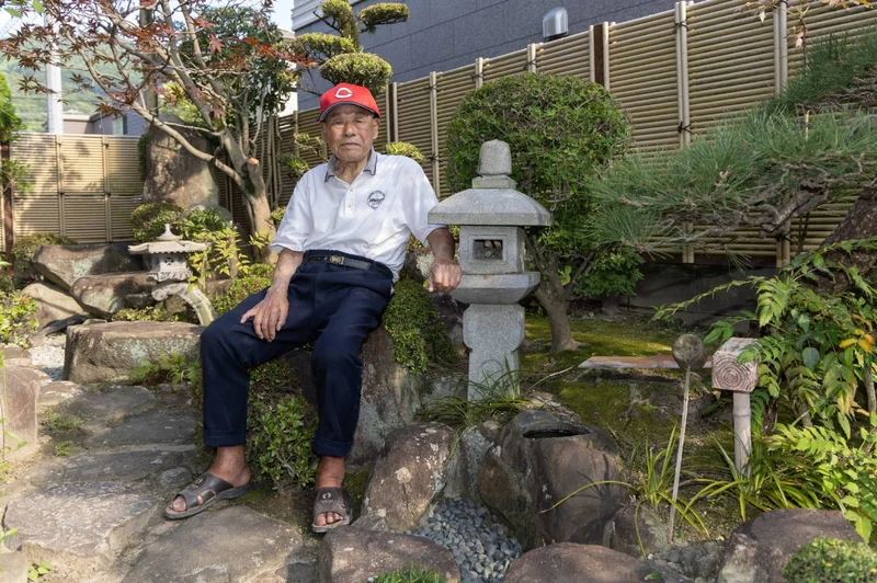 Former Carp catcher wishes for peace 81 years after atomic bomb
