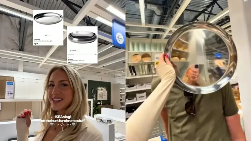 American woman loves IKEA plates; Indians say they're basic steel thalis