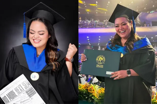 Cai Cortez malampuson sa kolehiyo paglabay sa 20 katuig