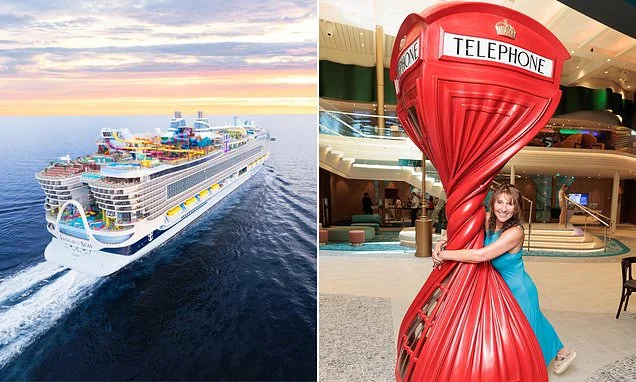 New £1.3bn Legend of the Seas liner has a zip-line, giant waterpark and TRAIN at sea plus room for 7,000 passengers - but is this floating goliath actually fun to holiday on?