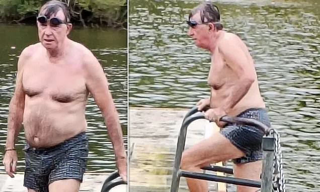 Peter Mandelson takes a dip in men's pond at Hampstead Heath in rare public outing since February arrest over Jeffrey Epstein allegations