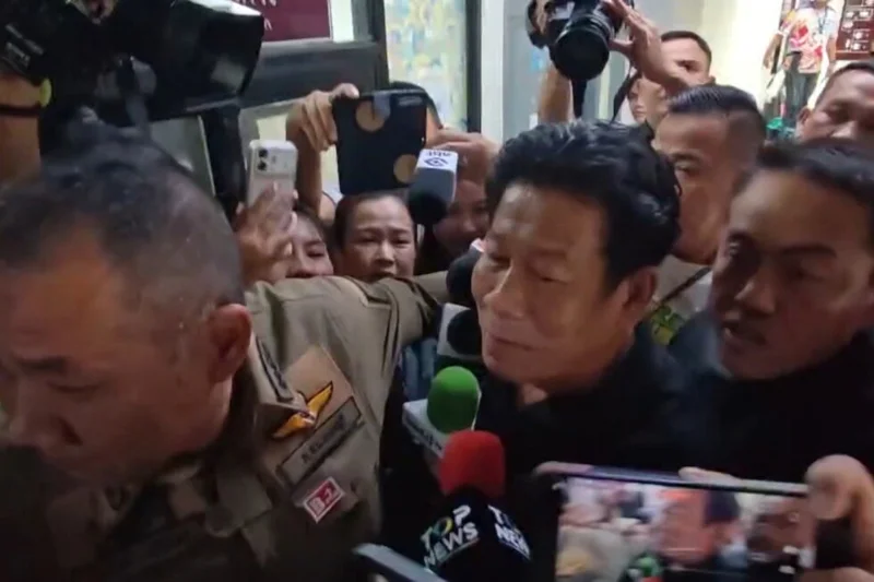 A former Thai lawmaker arrested after a shooting at a government office kills 1