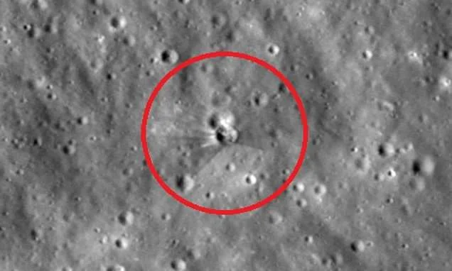 SpaceX has scarred the moon forever: Before-and-after images reveal how Elon Musk's out-of-control rocket carved a 60-foot crater into the lunar surface