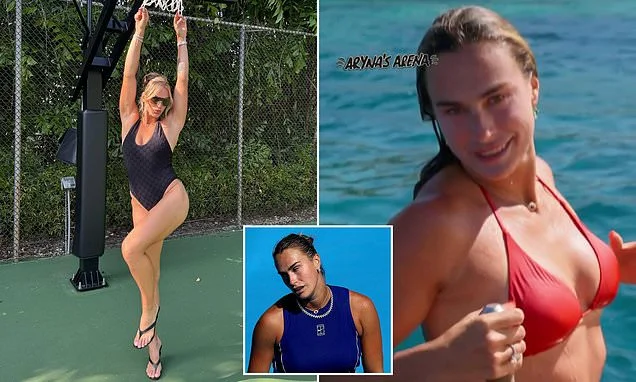 'More tennis and less phone please!': Aryna Sabalenka under fire from her own fans for swimwear-clad cover shoots and YouTube channel launch as she risks losing world No 1 ranking