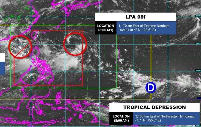 Aug. 18: LPA inside PAR likely to become tropical depression