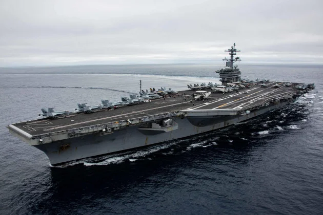 Trump dismisses concerns over US aircraft carrier, says 250-day deployment 'not nearly enough'