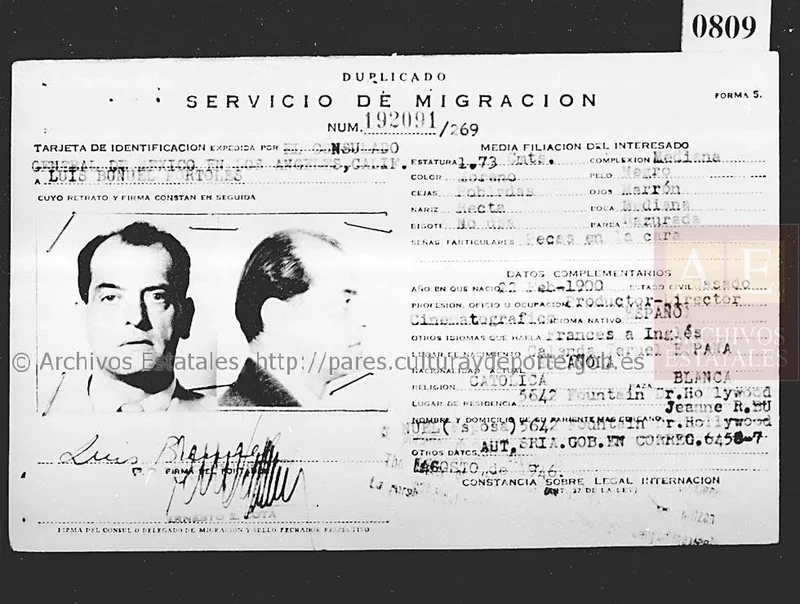 ‘Luis Buñuel: 1.73 meters tall, freckles on his face’: The Spanish exile to the Americas after the Civil War, told through 100,000 documents