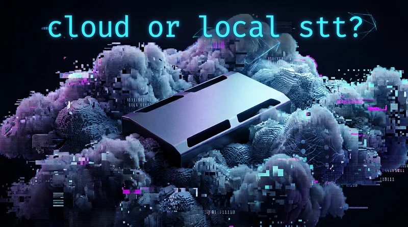 Cloud or Local Speech-to-Text? We Built the Same App Both Ways. Here's What We Learnt.