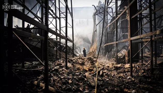 Cleanup efforts continue for third day in Kyiv region after Russia’s massive ballistic missile strike
