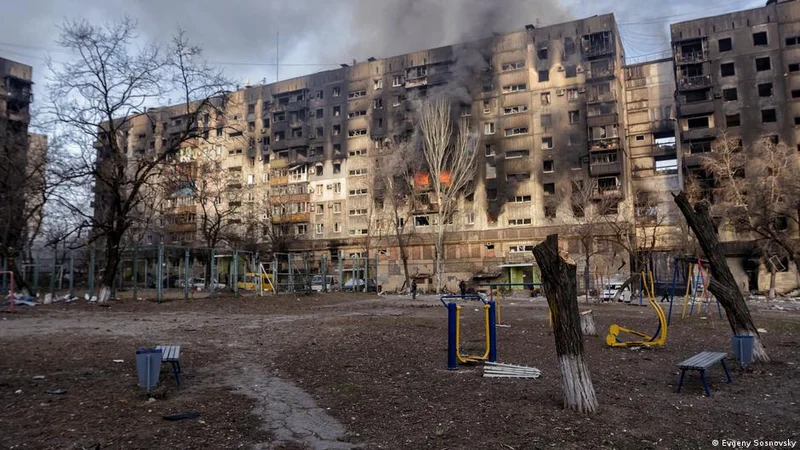 Russians snap up new homes built on Ukraine 'graveyard'