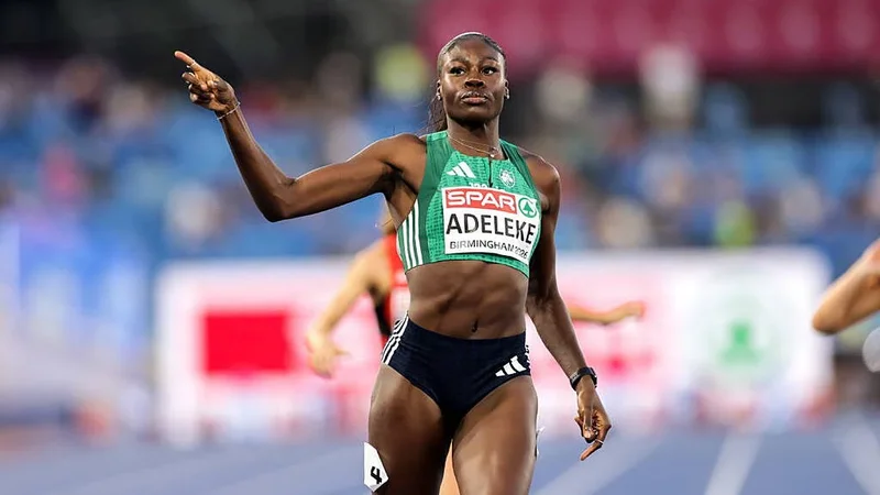 Rhasidat Adeleke into 200m final in European Athletics Champions