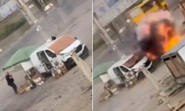 Russian 'human safari' kamikaze drone pilot terrorises civilian before going in for the kill - only for the Ukrainian to cheat death