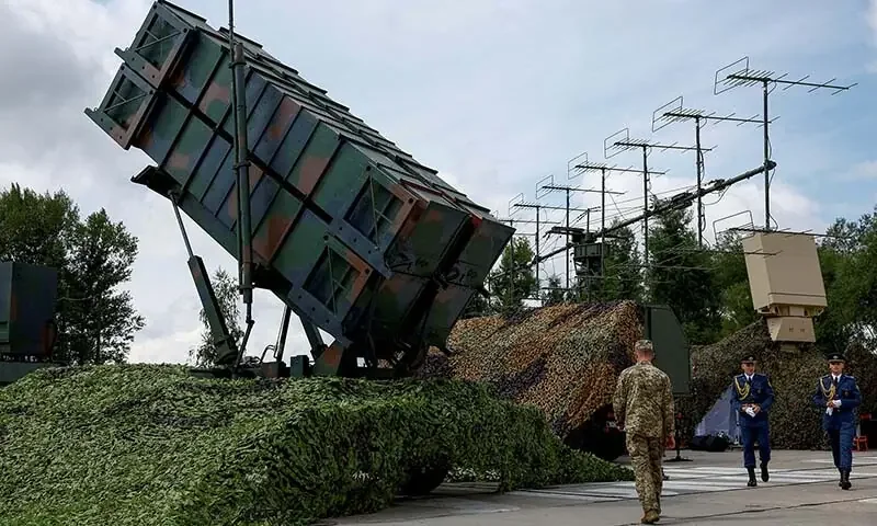 What is the Patriot missile system and why are supplies depleted worldwide?