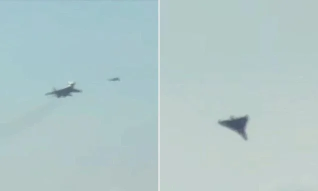 Ukrainian fighter jet Top Gun downs Russian suicide drone using brilliant aerial manoeuvre