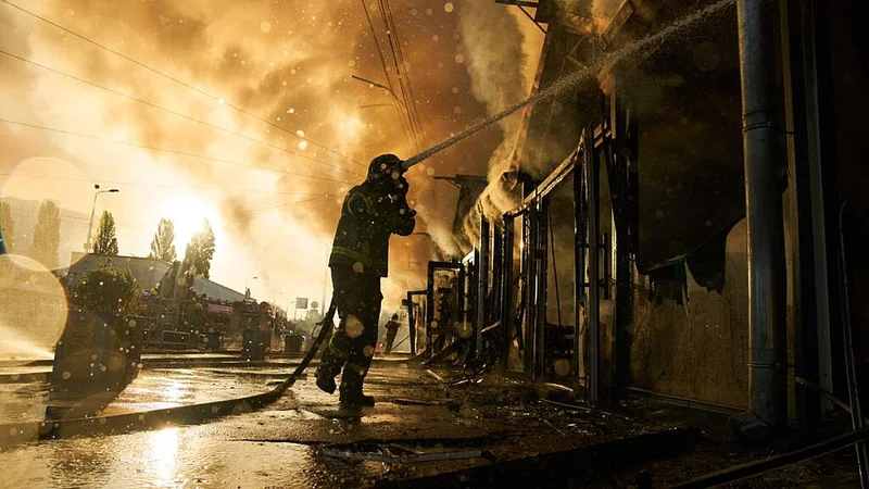 Ukraine launches one of its largest attacks, killing at least six in Russia