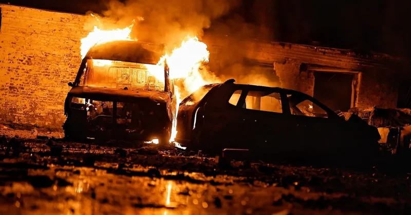 Russian strikes rain on Ukraine, images show doomed business in Kyiv