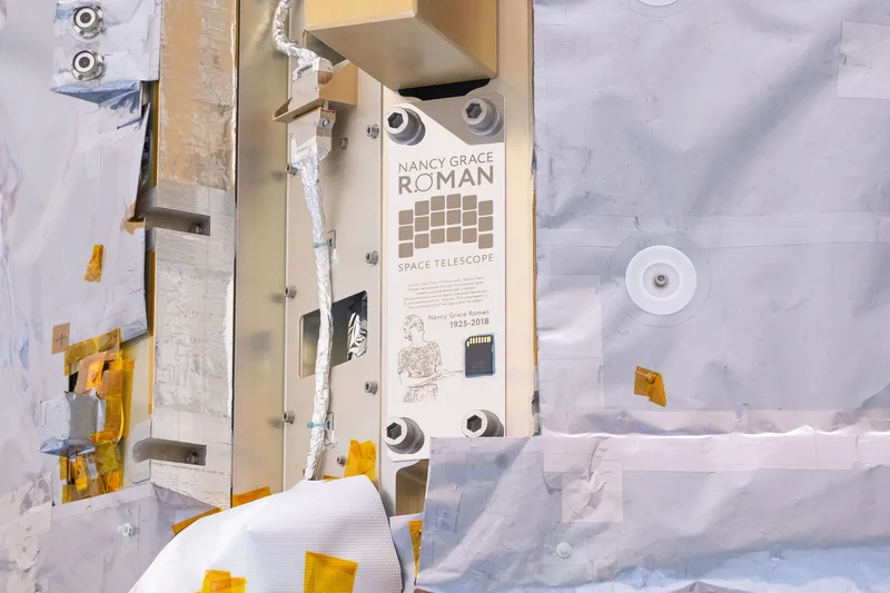 Roman Space Telescope Plaque Install