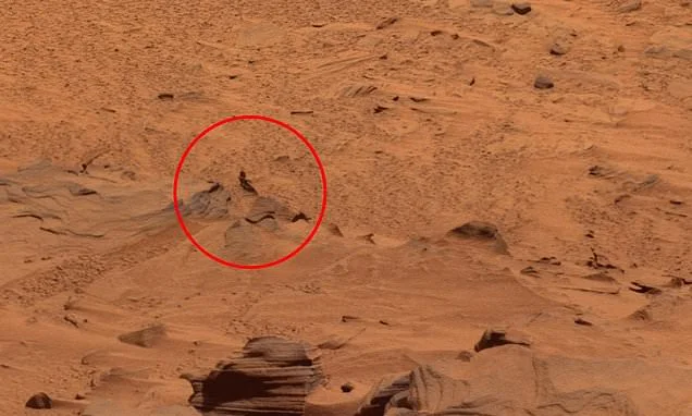 NASA Mars photo captures mysterious 'walking man' on the Red Planet