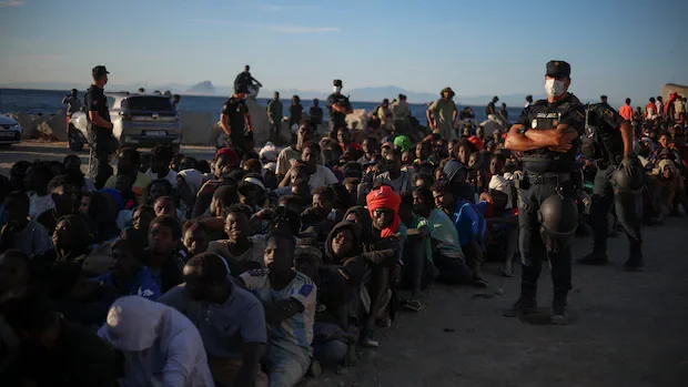 Hundreds of migrant children are stranded in Spain's Ceuta after border crossing