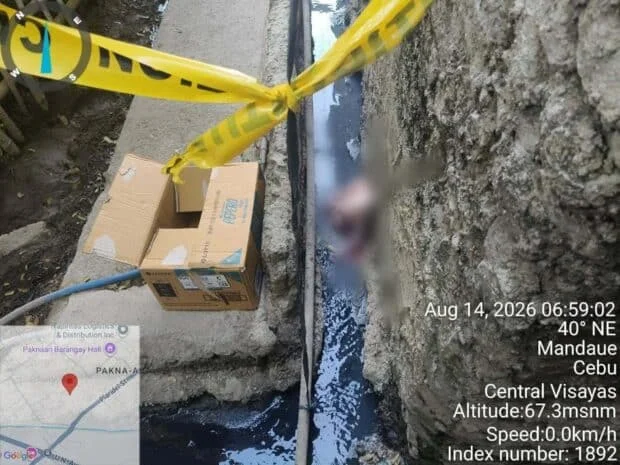 Dead fetus found in Mandaue City