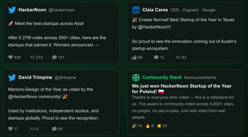Sponsor Startups of the Year 2026 and Reach One of the Web's Largest Startup Communities