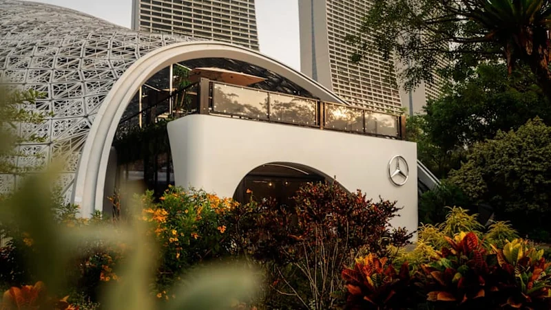 Mercedes-Benz is rethinking the car showroom with its new Singapore Studio