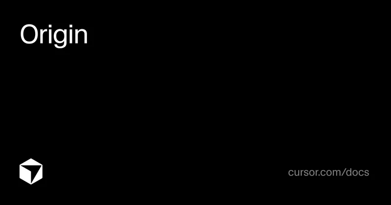 Cursor Origin