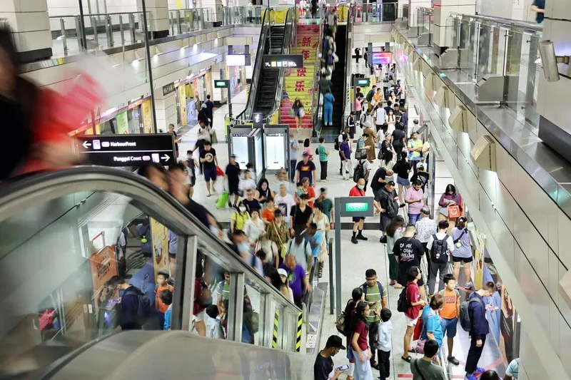 MRT reliability figures improve for all lines; record 9 months without major delay of 30 mins or more