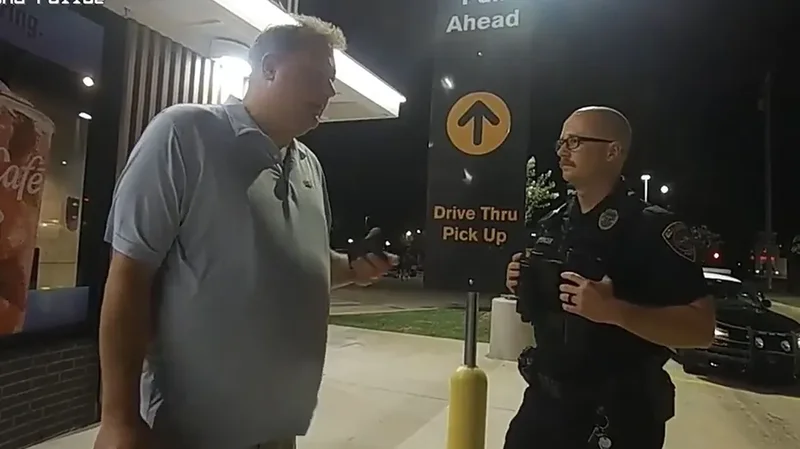 Bodycam shows Oklahoma secretary of state’s arrest outside a McDonald’s on public intoxication allegation