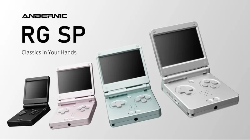 The Anbernic RG SP will be available on August 5