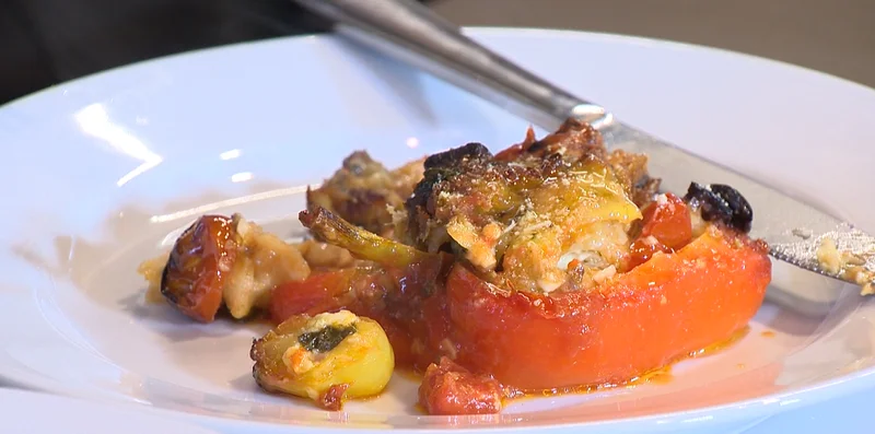 Simply Delicious Recipe: Stuffed Peppers with Eggplant