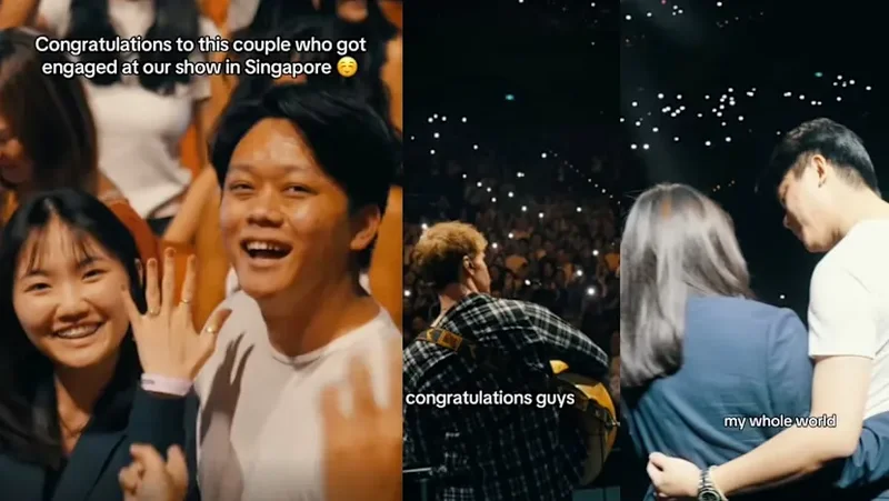 Couple gets engaged during Irish band Kodaline's concert at the Star Theatre