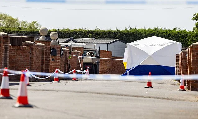 Pictured: Father killed in shooting at traveller site as man in his 70s and woman in her 40s are arrested over 'murder'.
