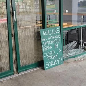 Rollers Bakery, home of Ryan Fox’s favourite pie, targeted in attempted break in