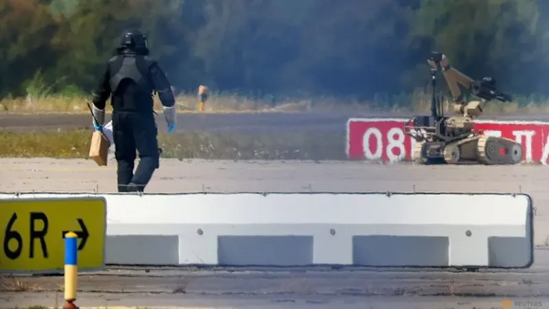 Germany opens terrorism probe after explosive drone found at air cargo hub