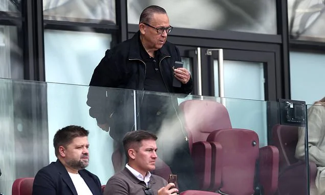 Defiant David Sullivan attends West Ham's Carabao Cup clash with Portsmouth after claiming he was being 'bullied' into not watching it amid sexual misconduct allegations