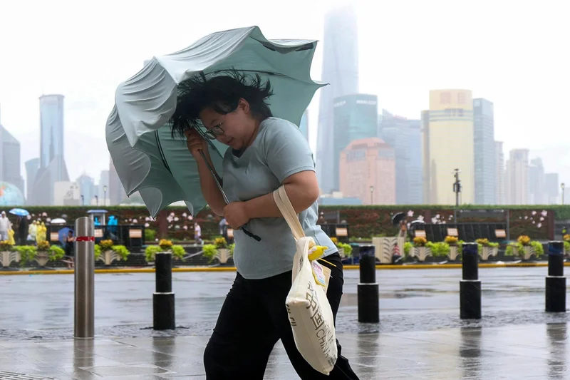 Shanghai cancels at least 1,300 flights as Typhoon Dolphin hits China's eastern coast