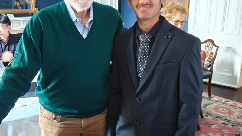 Vijayawada student presents research paper on quantum computing at King’s College in U.K.