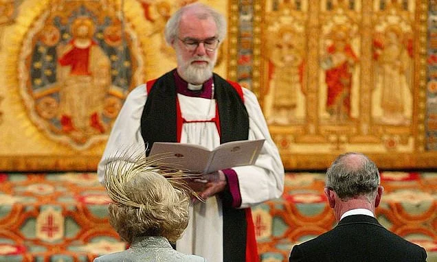 RICHARD EDEN: Why former Archbishop of Canterbury Rowan Williams refused to let Charles wed at St George's Chapel