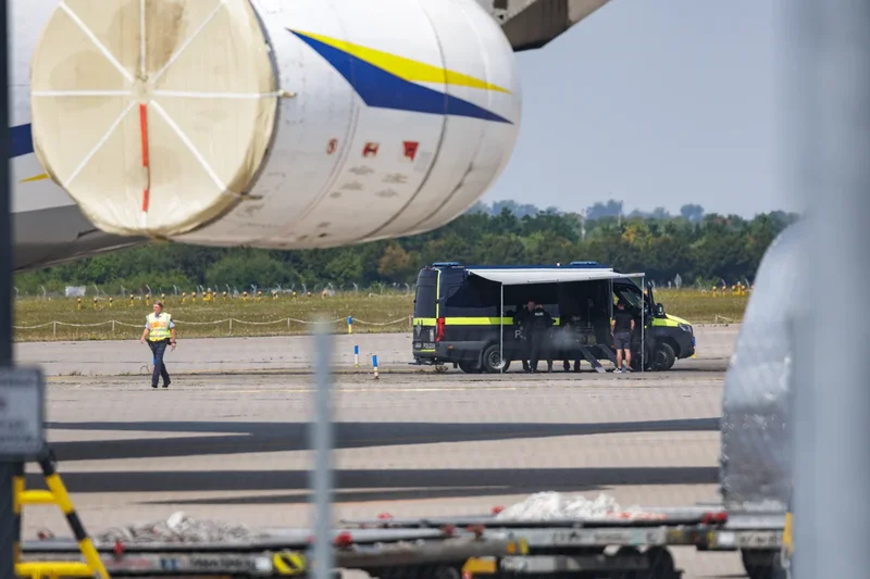 Drone with explosive device found on runway at German airport