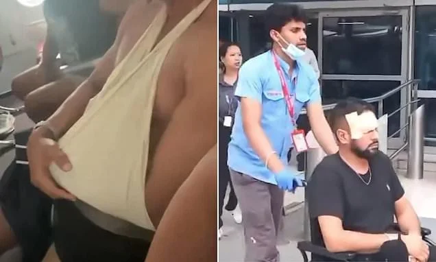 Terrifying turbulence leaves 12 injured as passengers smash heads on plane roof during flight to India