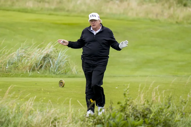 ‘I’m very good at grass’: Why does Donald Trump keep talking about lawns?