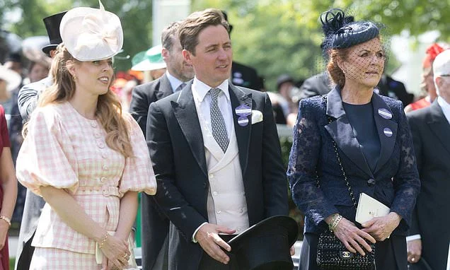 Strained relationship between Fergie and Edo revealed: Sarah 'never approved' of Princess Beatrice's husband, claims ANDREW LOWNIE, as 'appalled' property developer 'pushes for his wife to distance herself' from scandal-hit parents